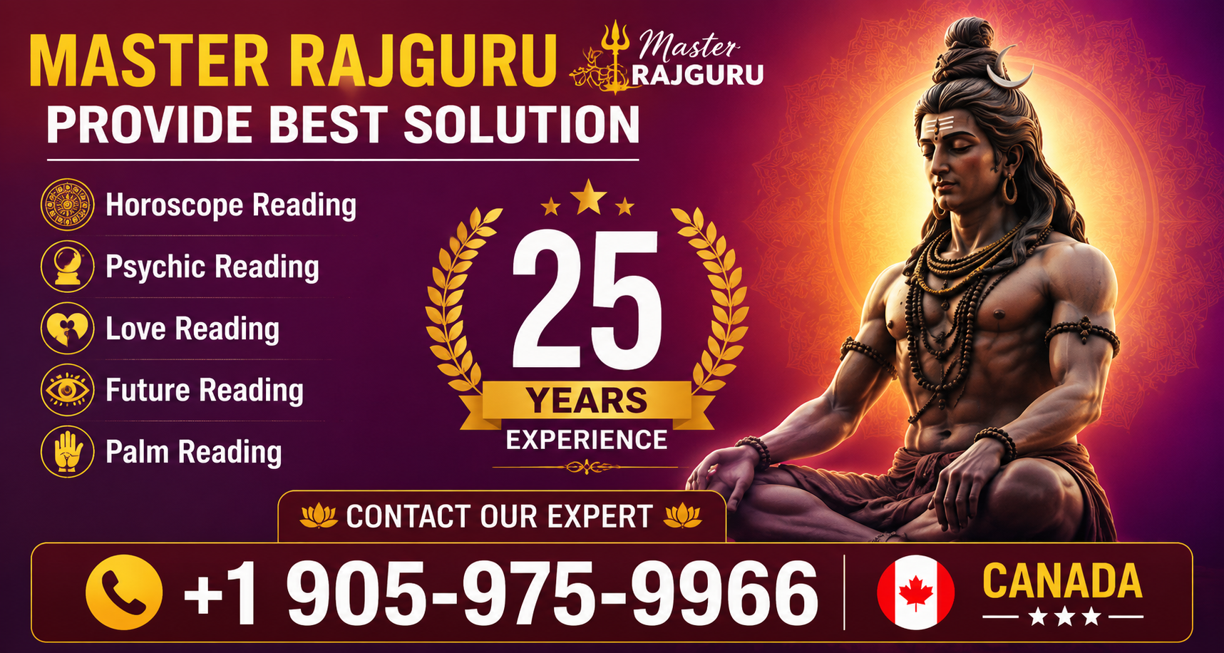 Master Rajguru Astrologer In Canada